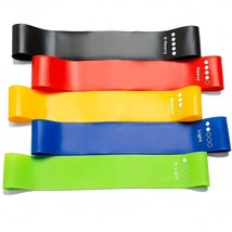 Resistance Bands Set 5 Levels Exercise Bands for Legs,Home Gym Fitness E... - $9.41