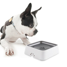 2L Cat And Dog Basin With Floating Bowl Anti-overflow Slow Water Inlet Distribut - £11.91 GBP+
