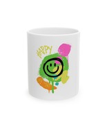 Colorful Happy Ceramic Mug | Fun Coffee Cup Gift for Friends Bright Deco... - $19.90 CAD+
