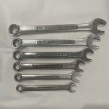 Craftsman 6 Piece 12 Point SAE Combination Wrench Set USA 7/16 - 3/4 VA Series - £29.86 GBP