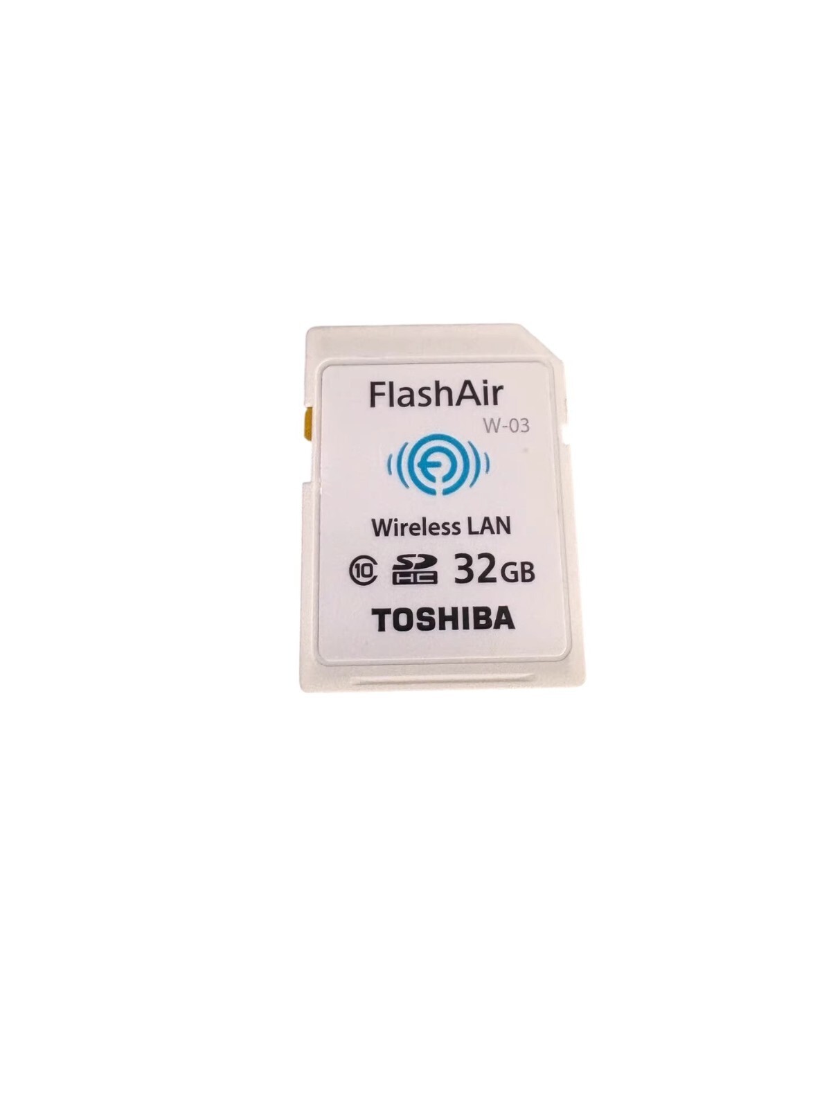 Used Toshiba FlashAir 32GB Wireless LAN Wi-Fi SD Card SDHC Class 10 W-03 - $52.46