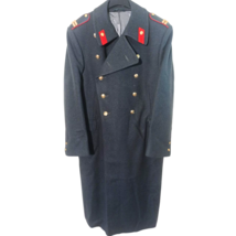 Vintage Soviet Russian Militia Sergeant Parade Winter Coat w/Scarf Unifo... - $139.00