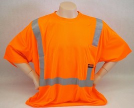 NEW Radians Radwear ST11 Type R Class 2 Short Sleeve Mesh T-Shirt Orange... - £7.76 GBP