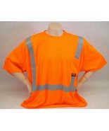 NEW Radians Radwear ST11 Type R Class 2 Short Sleeve Mesh T-Shirt Orange... - $9.89