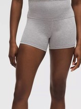 LULULEMON Align High-Rise Short 4” Heathered Core Medium Grey~0 2 4 6 8 ... - $95.00