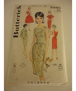 Vintage 1960s Butterick Size 11 2460 evening dress jacket cut pattern bu... - $297.41 MXN