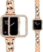 For Apple Watch Series 7 6 5 4 3 SE Metal-Strap &amp; Case 45MM - £69.12 GBP