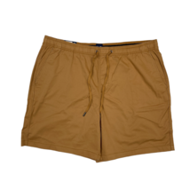 Gap Men&#39;s Stretch Twill Pull-On Drawstring Shorts Color Antique Brown Sugar XXL - £11.86 GBP