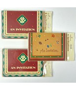 Hallmark Vintage Fall 80s Autumn Invitation Cards 3 Packs 24 Invitations... - £22.67 GBP