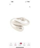 Robert Lee Morris SOHO Silver tone Sculptural Bangle Bracelet $98 - €33,41 EUR