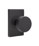Emtek Door Knob Set Privacy Bern Modern Rectangular Rosette 5212BNUS19 B... - $142.76
