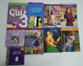 Lot of 9 AMERICAN GIRL Books: Meet Molly Julie Kaya Saige  Quiz Children Chapter - £11.79 GBP