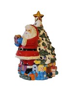 Christopher Radko Christmas Candle Holder Santa Claus Tree Hard to Find - £54.73 GBP