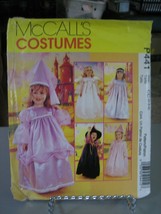 McCall's P441 Girl's Angel, Witch & Princess Costumes Pattern - Size 2 Chest 21 - $7.12