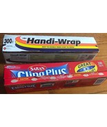 Bundle Of 2 Vintage Plastic Film Wraps Photos Props  Read Description - €30,36 EUR