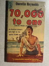 70,000 TO ONE true war adventure by Quentin Reynolds (1960) Pyramid paperback - £10.11 GBP
