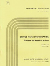 Ground-water Contamination: Problems and Remedial Actions by David E. Lindorff - £17.49 GBP