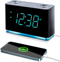 Emerson Radio Alarm Clock Bluetooth Speaker iPhone Android Charger with USB port - £35.57 GBP