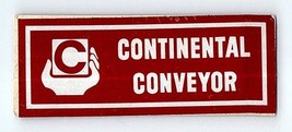 Coal Mining Helmet Decal Sticker Continental Conveyor - $14.84