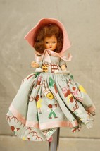 Vintage Estate Toy Plastic Storybook Costume Doll Ice Cream In the Park Dress - £19.46 GBP