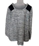 Lane Bryant Black Gray 26/28 3/4 Sleeve Back Collar Zip Pullover Sweater... - €25,70 EUR Lane Bryant Black Gray 26/28 3/4 Sleeve Back Collar Zip Pullover Sweater... - €25,70 EUR