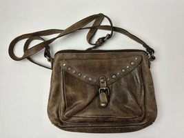 Patricia Nash Avellino Crossbody Bag Purse Vintage Distressed Italian Leather - £33.69 GBP