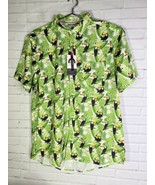 Toucan Bird Floral Hawaiian Palm Leaves Modern Fit Button Up Shirt Mens ... - £42.66 GBP
