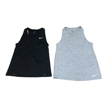 Lot of 2 Nike Dri Fit Tank Top Workout Running Yoga Size S Athletic Shirts Small - £20.41 GBP