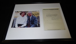 Jimmy Carter Presidential Campaign Framed ORIGINAL 1976 Letter &amp; Photo D... - $123.74