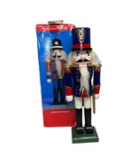 Vintage St. Nicholas Square Wooden Nutcracker Soldiers Christmas Holiday... - $12.65