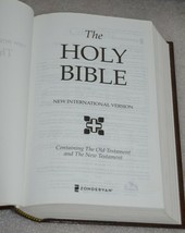 Holy Bible New International Version 1988 Zondervan, Hardcover, Worship ... - $12.19