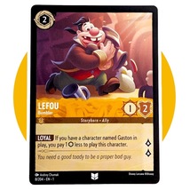 Beauty and the Beast Disney Lorcana Card (SS): LeFou, Bumbler 8/204 - $2.90