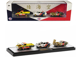 Datsun Set of 3 Pcs Limited Edition to 2750 Pcs Worldwide 1/1/64 Machines - £37.95 GBP