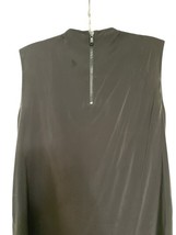 Brunello Cucinelli Silk Beaded Sleeveless Top Sz S Made in Italy Eggplant Purple image 6