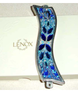 Lenox Swarovski Blue Brilliance Mezuzah Case by Orit Schatzman Israel Ne... - $2,406.38 MXN