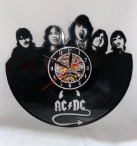 AC/DC 33 LP Vinyl Record Quartz Wall Clock Band Members Design - £9.71 GBP