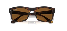 New Ray-Ban Unisex RB4428 Polarized Square Sunglasses Matte Havana - $188.09