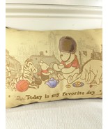 Disney Parks Winnie the Pooh &amp; Friends Throw Pillow Epcot UK United Kingdom - £57.91 GBP