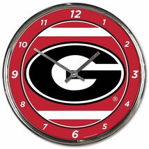 Georgia Bulldogs Chrome Clock - NCAA - $578.70 MXN