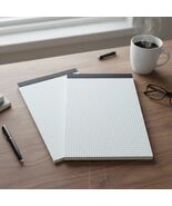 Graph Paper Pad, 8.5 x 11, 2-Pack, 4x4 Quadrille Grid Notebook Pads, Eas... - $15.93 CAD