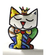 Romero Britto Mini Cat Princess Figurine 3D 331390 Rare Retired Collectible - €59,13 EUR
