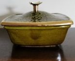 MAURICE OF CALIF. ~ USA ~ LW-926 ~ 5.75" Square ~ Ceramic Covered Dish - $50.00