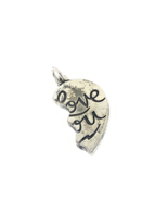 James Avery 925 Sterling Silver &quot;I Love You&quot; Half Heart Pendant Signed 1... - $90.14 CAD