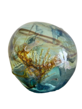 Peter Bramhall 1970 Hand Blown Glass Globe Sculpture - £277.08 GBP