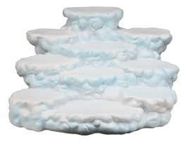 Ebros Heavenly Sky Clouds Terrace Castle Display Stand Figurine For Miniatures - £25.16 GBP