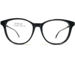 Bottega Veneta Eyeglasses Frames BV0136OA 001 Black Gray Woven Round 53-... - £104.32 GBP