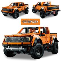 Ford Raptors F-150 Pickup Truck Sports Car Building Block Racing Vehicle... - $69.45