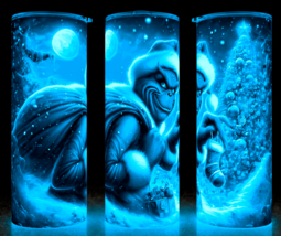 Glow in the Dark Grinch Santa Claus Stockings Christmas Gifts Cup Mug Tumbler - £15.68 GBP