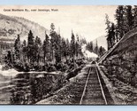 Great Northern Railway Near Jennings Montana MT UNP Unused DB Postcard N14 - $8.87