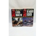 Lot Of (2) Gerald Astor WWII Books A Blood Dimmed Tide The Mighty Earth - $24.05